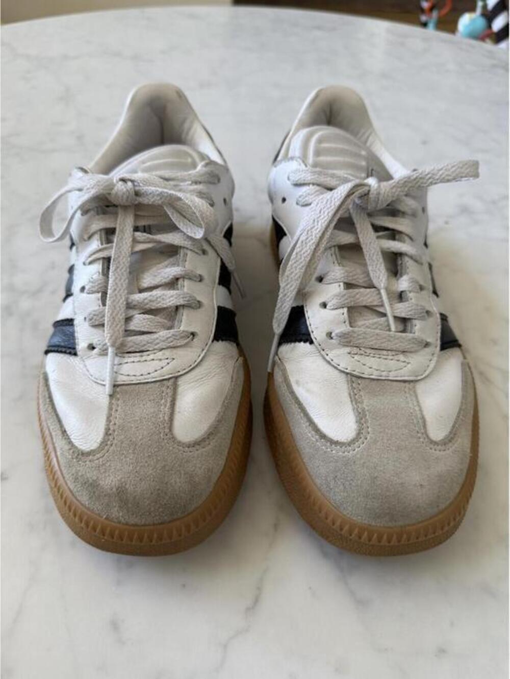 Adidas Samba OG Leather Suede Gum Sole Low Top Sneakers 7.5